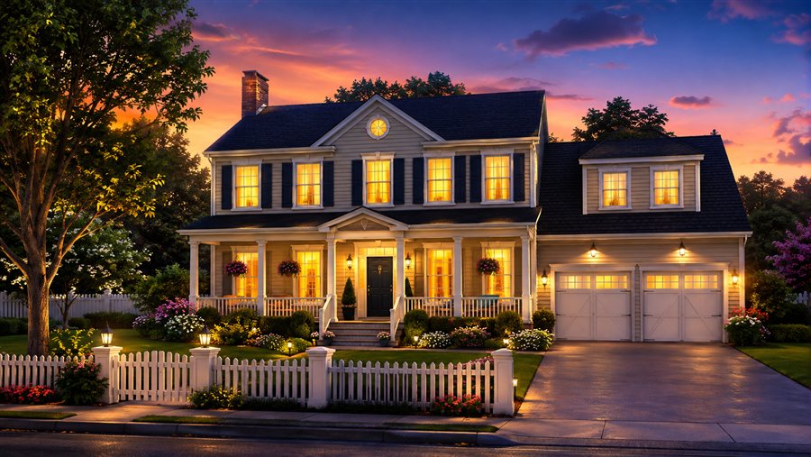 A single-family home